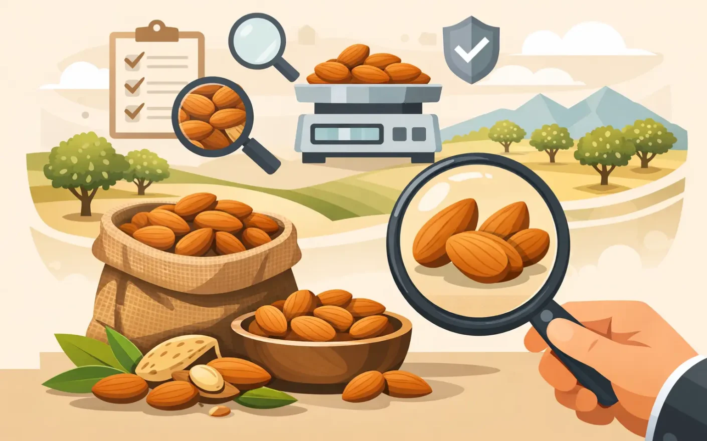 Comprar almendras Non Pareil: qué revisar