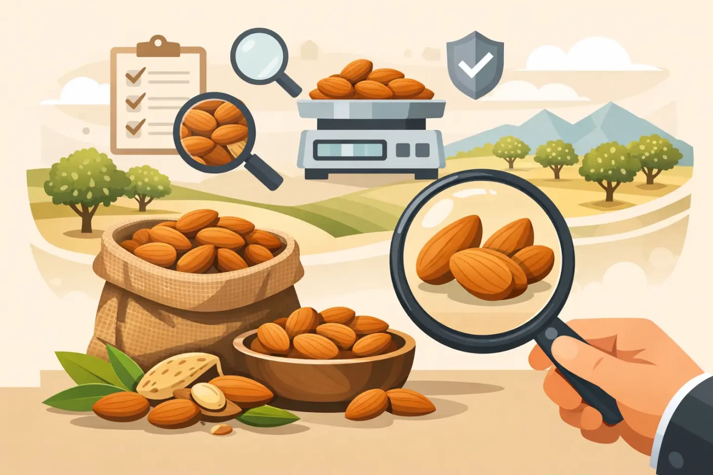 Comprar almendras Non Pareil: qué revisar