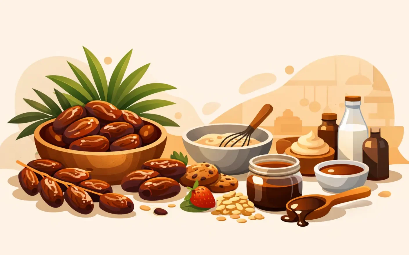 Dátiles naturales para endulzar recetas en casa