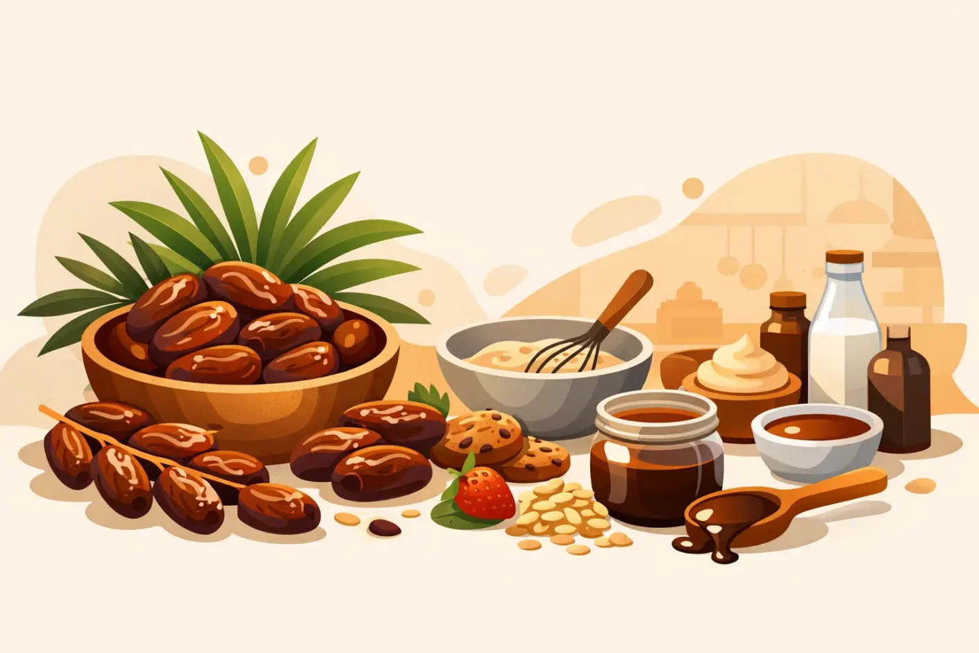 Dátiles naturales para endulzar recetas en casa