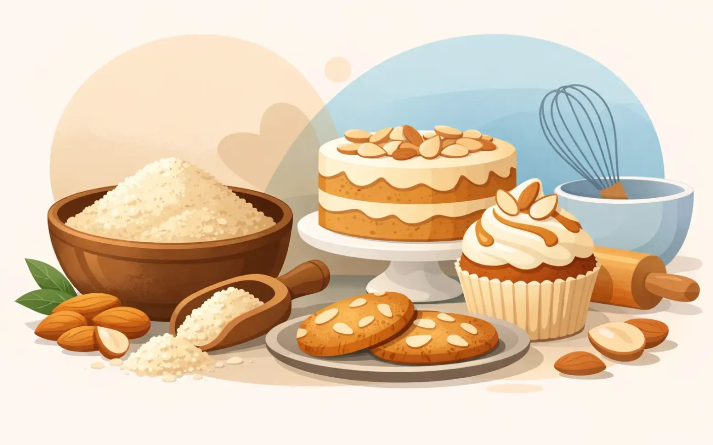 Harina de almendras para repostería: cómo usarla