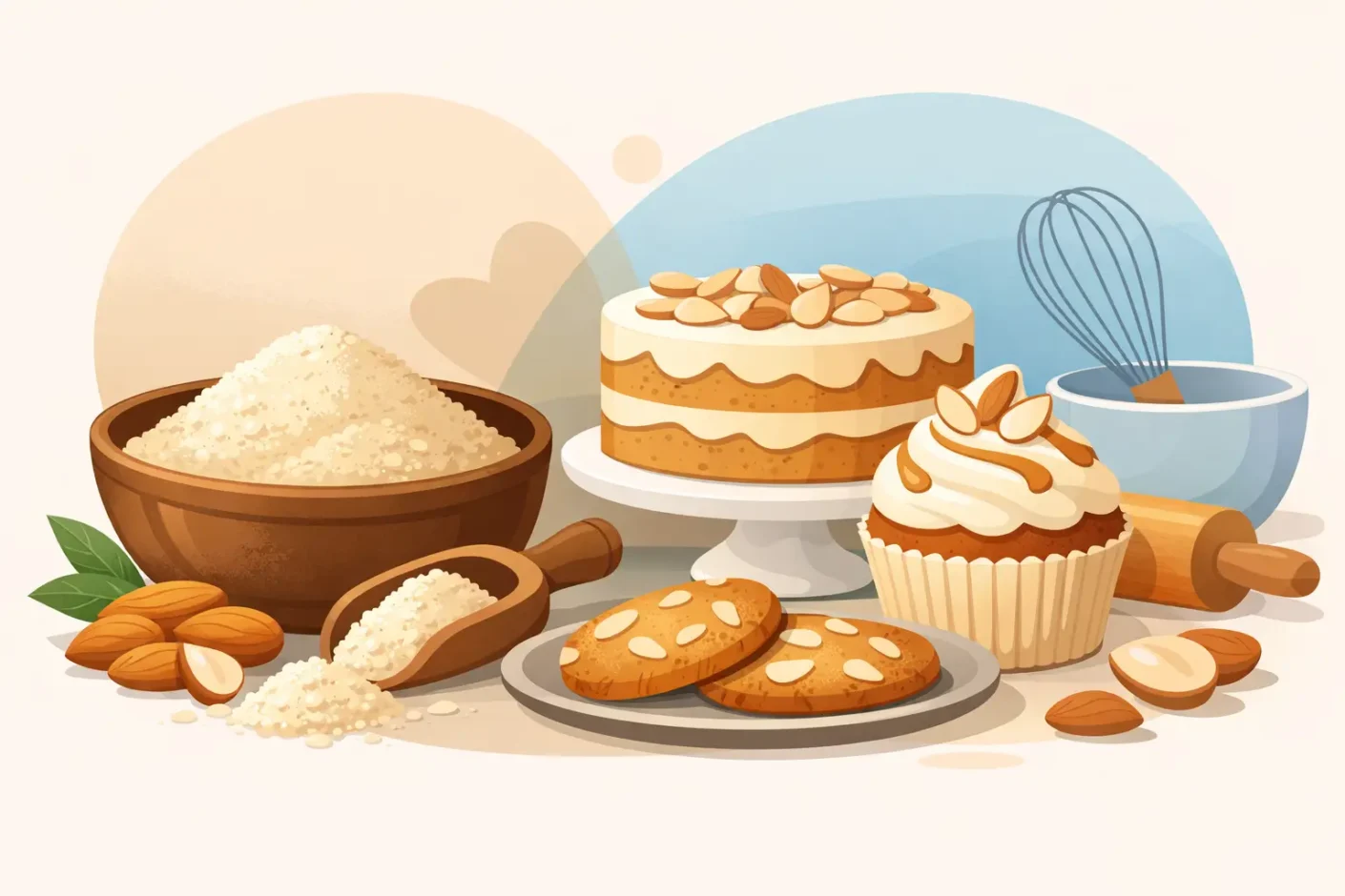 Harina de almendras para repostería: cómo usarla