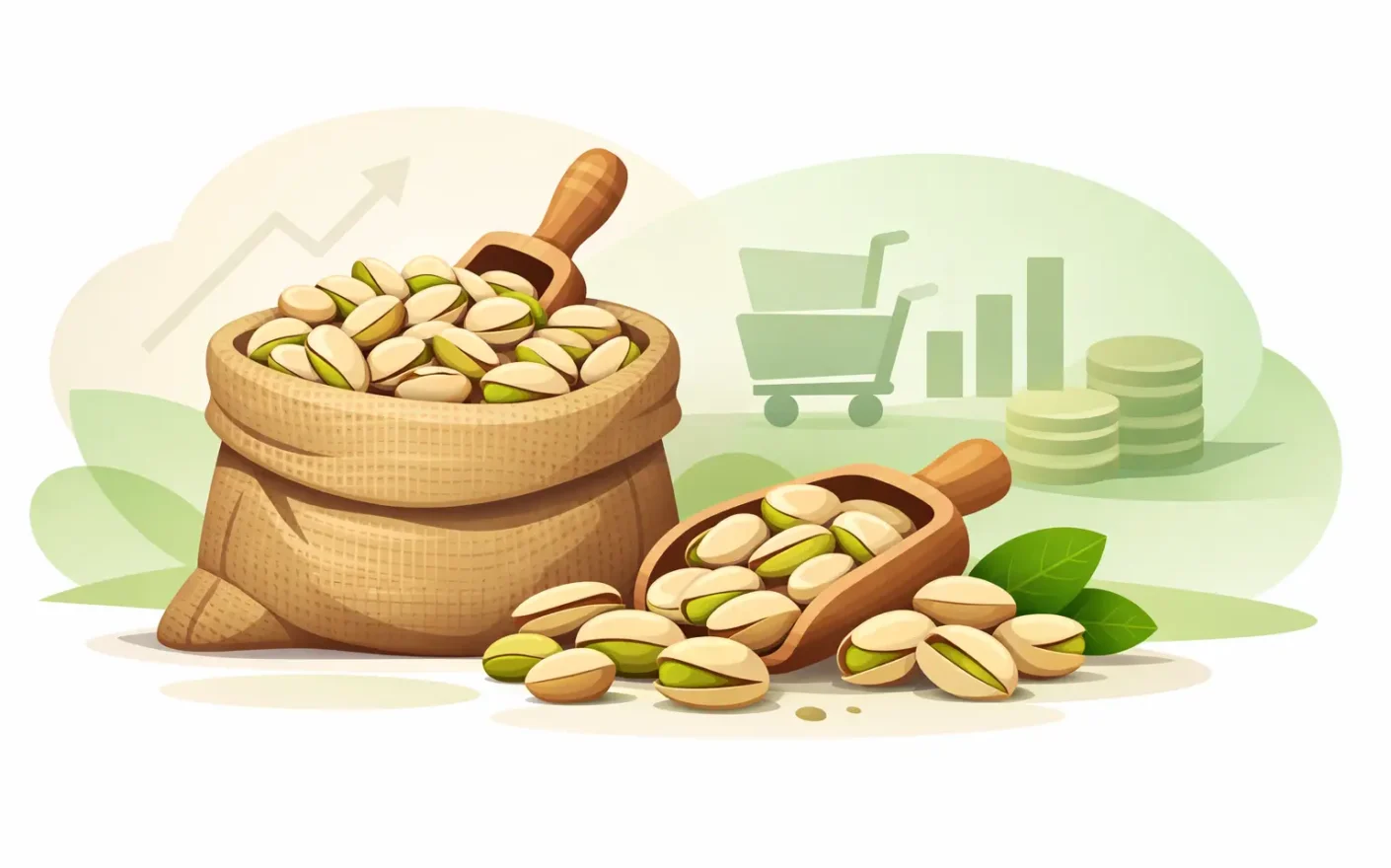 Pistachos con cáscara a granel para ahorrar