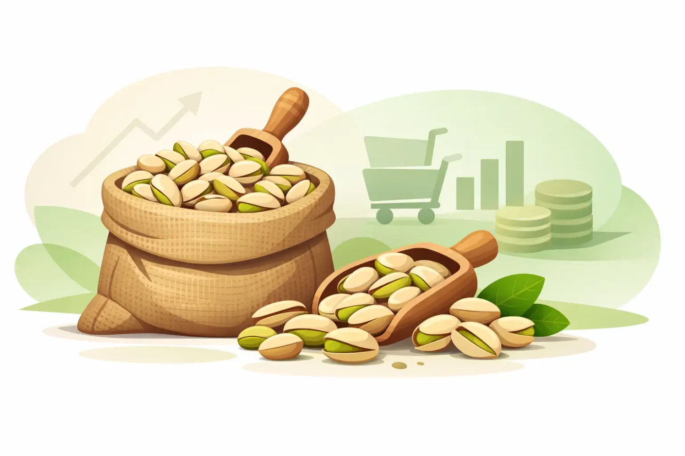 Pistachos con cáscara a granel para ahorrar