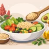 Quinoa para ensaladas saludables y prácticas