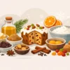 Ingredientes para pan de pascua bien elegidos