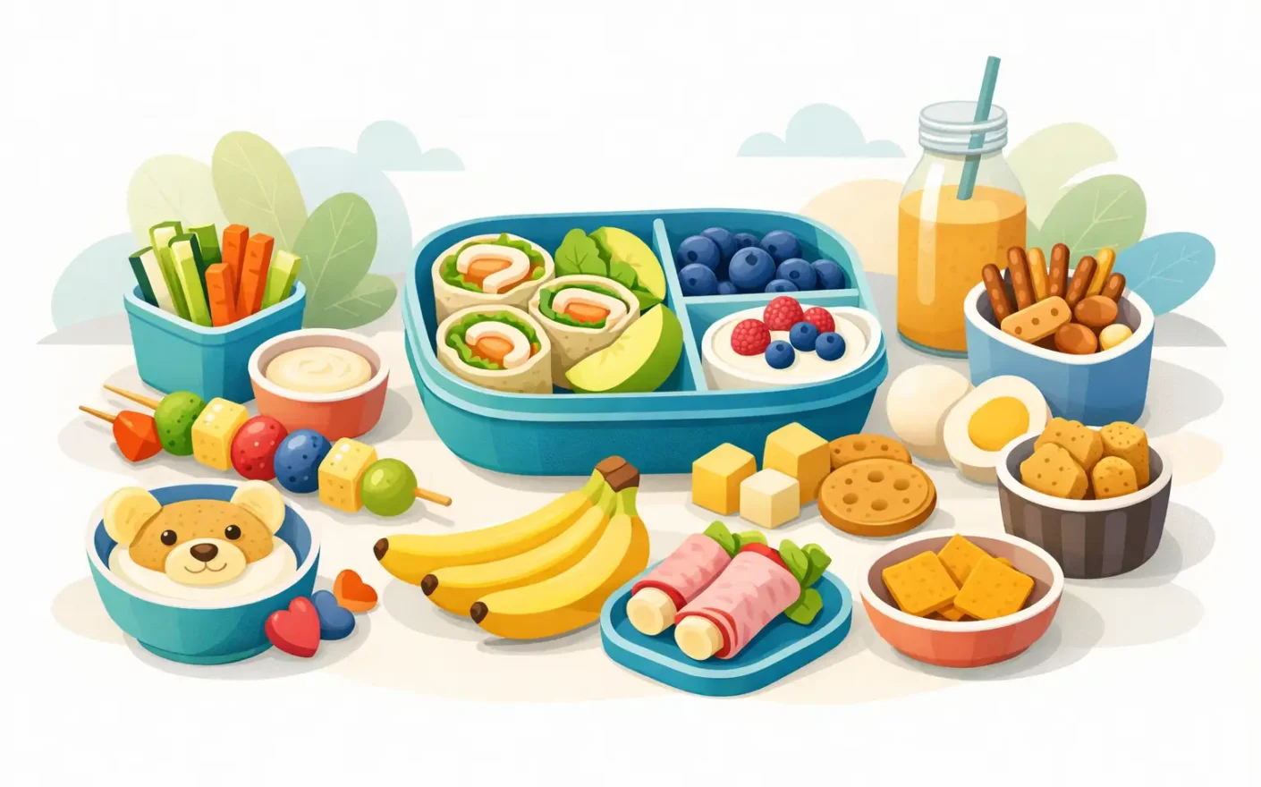 12 mejores snacks para niños para la semana