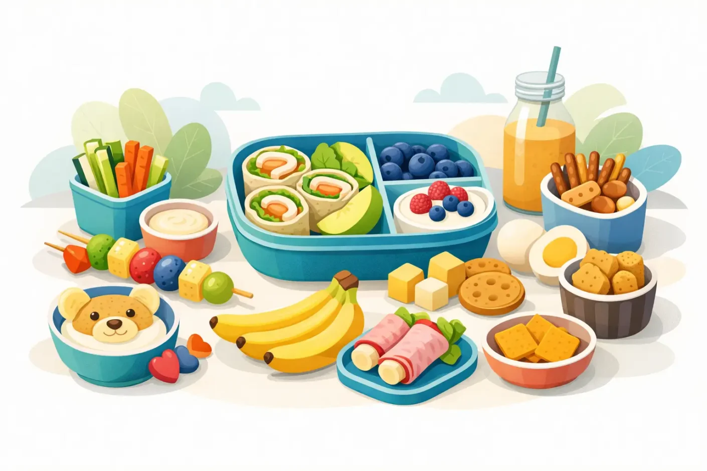 12 mejores snacks para niños para la semana