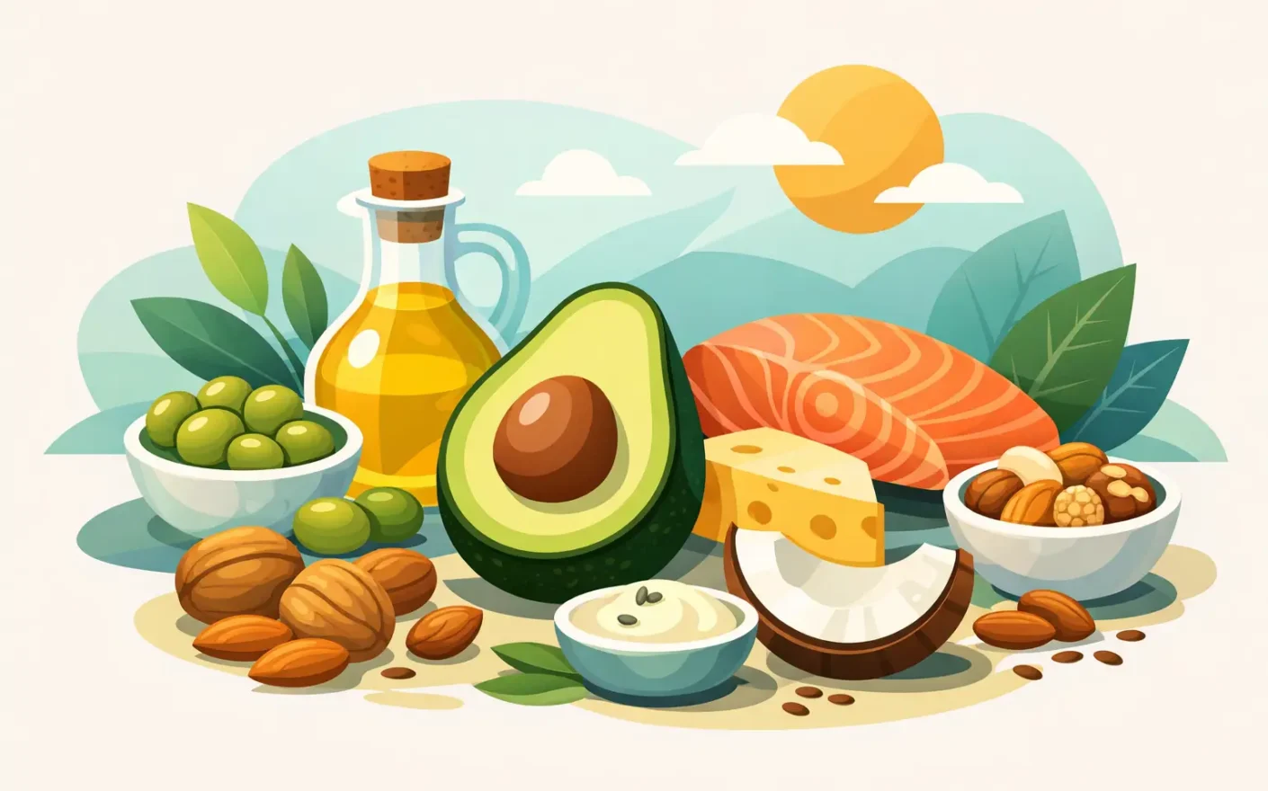 Alimentos ricos en grasas saludables para tu día
