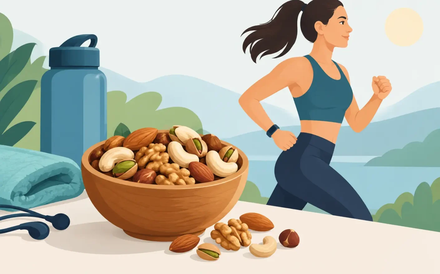 Frutos secos para deportistas y más energía