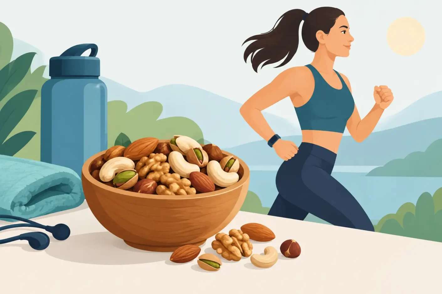 Frutos secos para deportistas y más energía